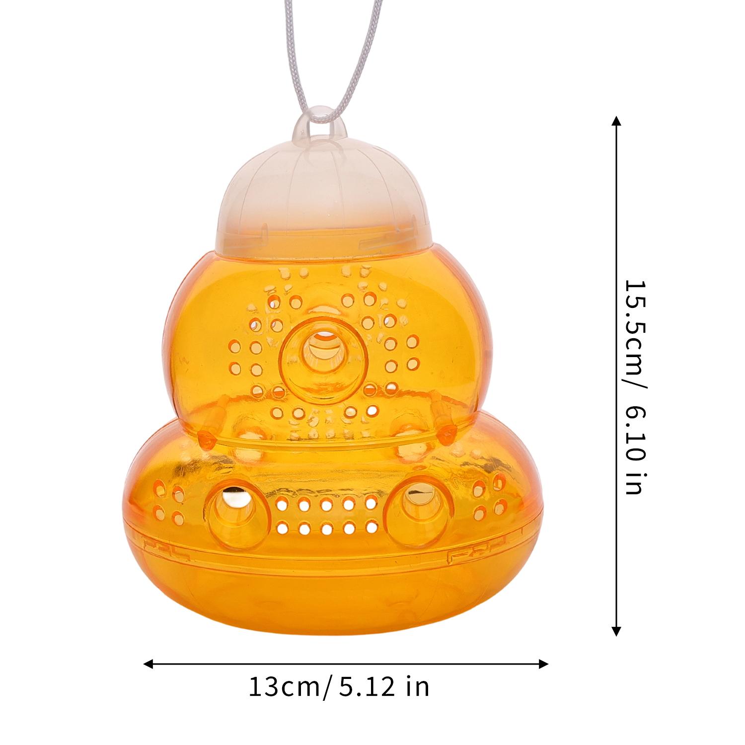

Reusable Gourd-Shape Insect Trap Garden Hanging Hornet Yellow Jacket Catcher Effective Bee Wasp Killer Insect Traps Pest Control