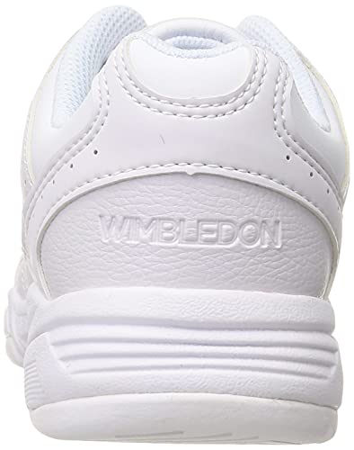 Wimbledon WB 052 Sneakers, Tennis and School Shoes, Wide 4E, White/White, 25.0 Cm, 4E