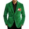 Herren Druck Kord Warm Taschen Anzugjacke Cardigan Herren Freizeitanzug