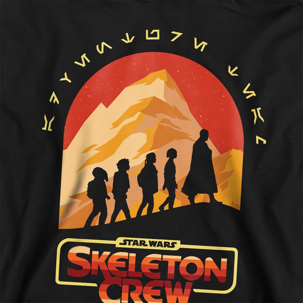 Star Wars: Skeleton Crew Childrens/Kids Adventure Badge Hoodie