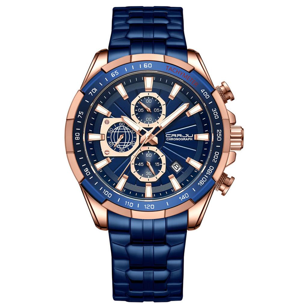 Men's Waterproof Luminous Running Alarm Clock Watch