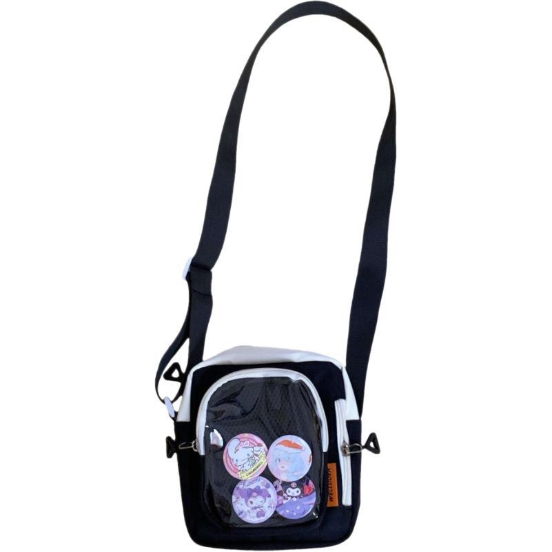 Japanese Girl Ins Transparent Pain Bag, Small Food, Shoulder Messenger Bag, Women's Versatile Casual Mobile Phone Small Bag