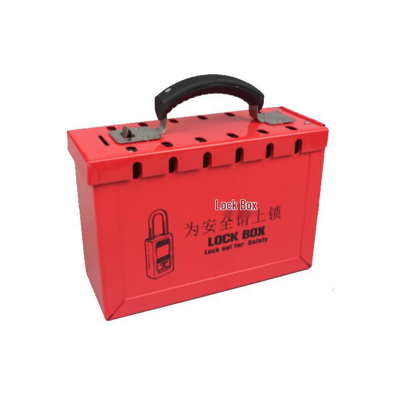 BOZZYS BD-X01 12-Hole Portable Lockout Tagout Box