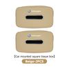 For Volkswagen VW Car Leather Tissue Box Square Vehicle Seat Back Tissue Holder Scirocco Passat Polo B5 B6 B7 CC Tiguan Sharan zh5
