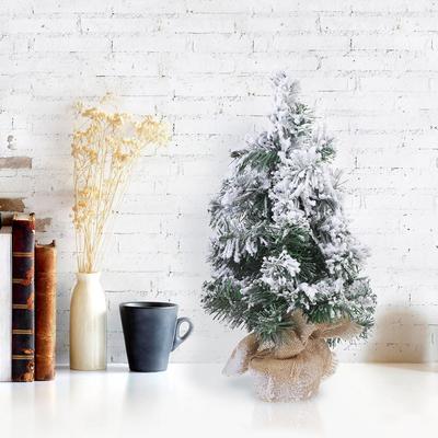 Mini Christmas Tree Decor Artificial Small Xmas Tree Tabletop Desktop Decoration For Home Festival Xmas Ornament