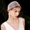 Women Adjustable Size Hairclip Multipurpose Lace Veil Hair Clip Lovely Barrettes for Weddings and Receptions