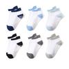 6 Pairs 1 Bag Baby Casual Cotton Crew Socks Kids Floor Socks With Non-Skid for Baby Anti Slip Socks Custom Packaging