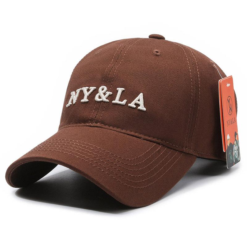 New Embroidery Ball Baseball Cap Sports Sunscreen Men's and Women's Sun Hats Breathable Versatile Casual Duck Tongue