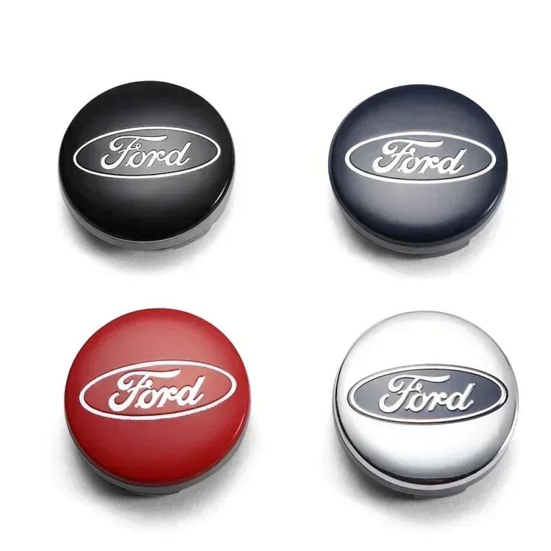 New 2026 Car Sticker Ford 2025 Hot Car Wheel Rims Center Hub Cover Caps For Ford Mondeo Kuga Edge Escape Focus Explorer Fiesta T