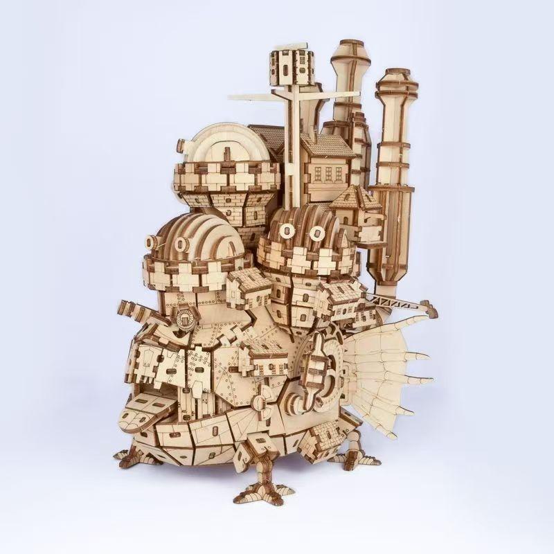 3D Wooden Puzzle DIY Model - Creative Kids & Adults Handcraft Gifts Set