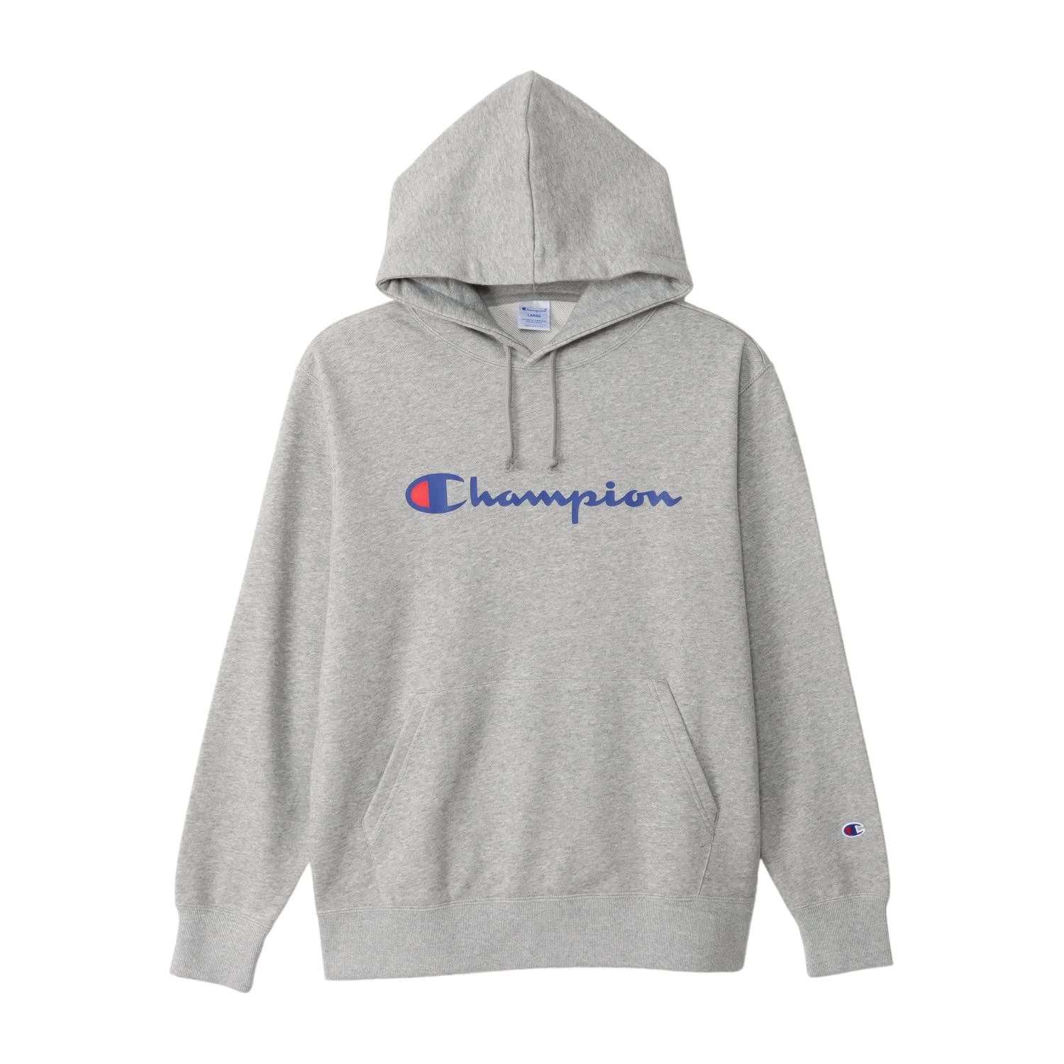 

Parka Long Sleeve Fleece Script Logo Hooded Sweatshirt Oxford Gray M [Champion] C8-W130Z Men s