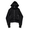 Fall Winter American Style Solid Color Zip Up Hoodie With Pockets Streetwear Teens