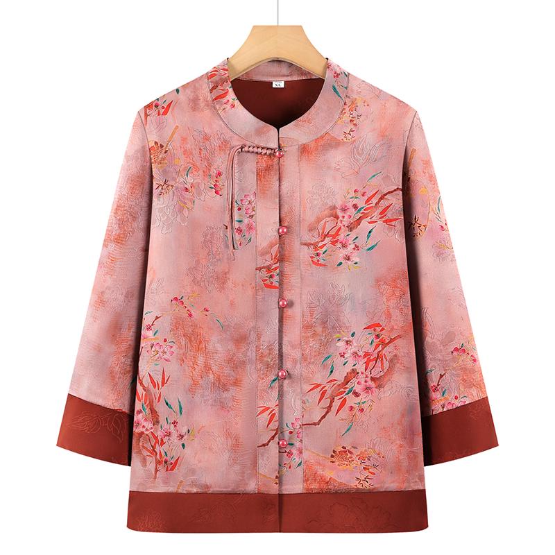 

New Spring 2026 Top: Stylish Summer Shirt for Elderly Women 4XL for 130-142 pounds