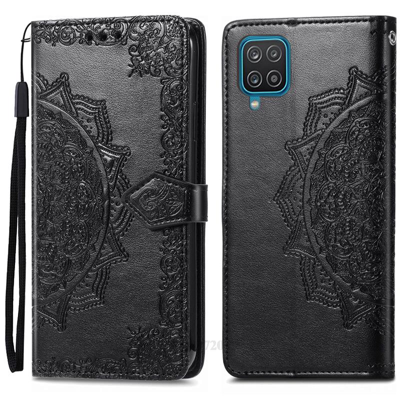 SamsungA12 Case For Samsung Galaxy A12 Wallet Leather Flip Phone Case For Samsung A12 A 12 Case Protective Cover Coque Fundas