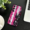 Y2k J-INS Graffiti Phone Case For Samsung S26,S25,S24,S23,S22,S21,S20,Ultra,Plus,FE Black Soft Cover
