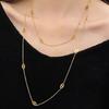 Titanium 120cm Chic Steel Necklace With Unique Pig Nose Design Ideal For Lovers Fashion