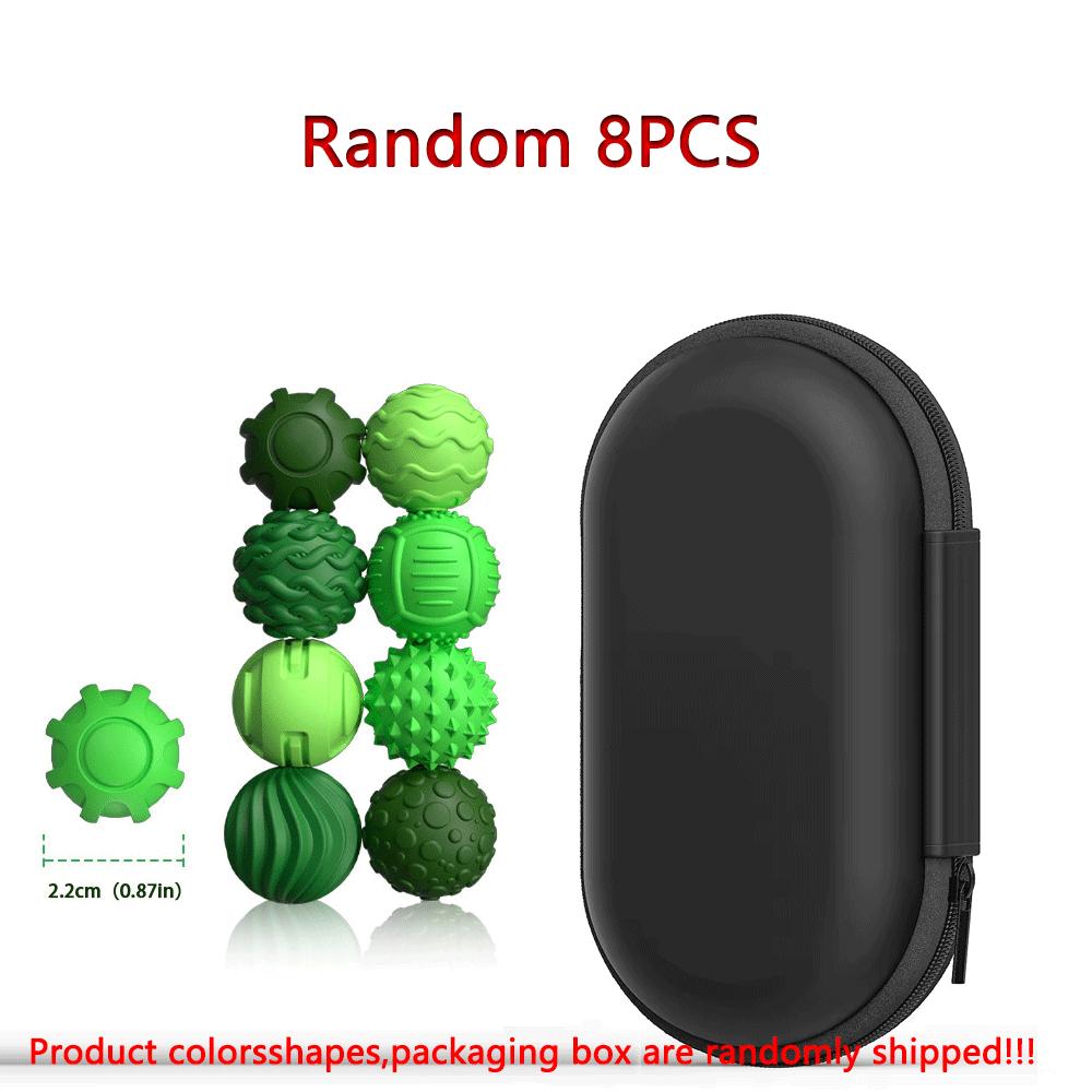 Silicone Magnetic Sensory Balls Fidget Toy Worry Autism Calming Fidgeting Kid Adults Anxiety Relief Stress Round Compression Bouncy Durable Elastic
