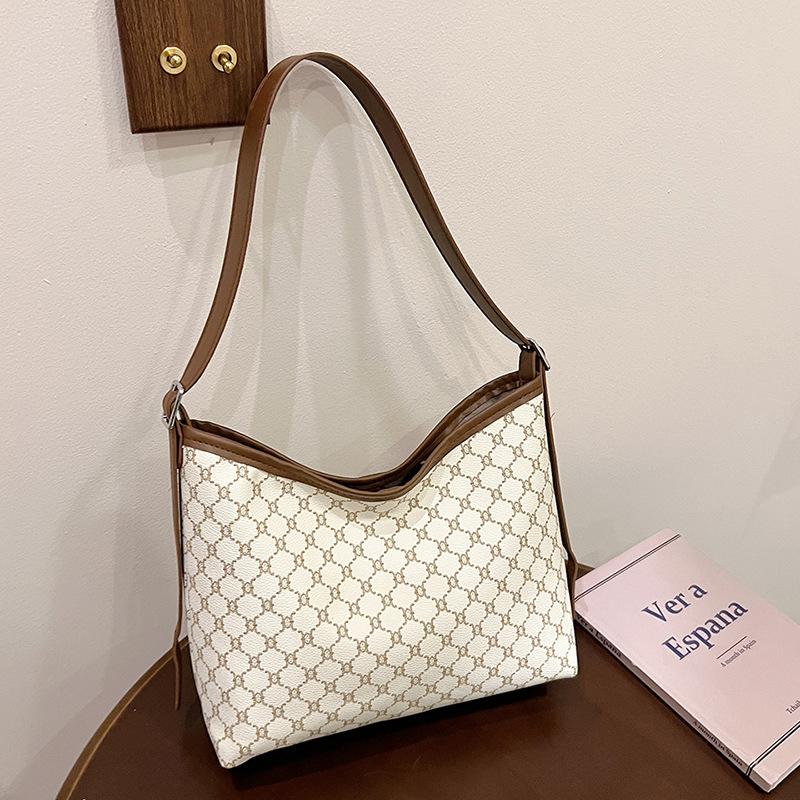 

Сумка женская новая модная на плечо нишевый дизайн ручная осенняя красивая вместительная сумка-тоут