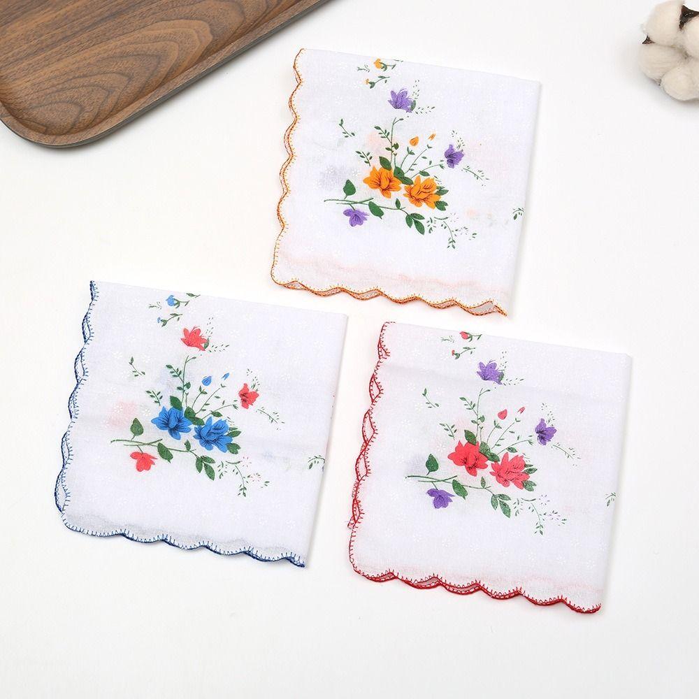 12 Pack Cotton Handkerchiefs Pure Cotton Pure Cotton Handkerchiefs Wedding Supplies