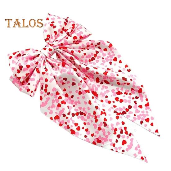 

Женская шпилька для волос в форме банта с лентой в форме сердца и губами, заколка для волос с пружинным зажимом, аксессуары для волос на затылке, свадебный подарок 6