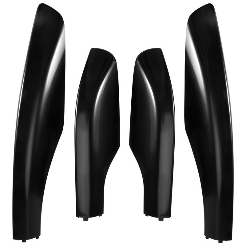 NEW-4PCS Black ABS Car Roof Luggage Rack Rail End Cover Shell Protector Fit For Toyota Fortuner 2004-2014