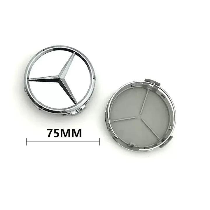 

75mm 4pcs car wheel hub center cover replacement badge suitable for Mercedes Benz W203 W205 W204 W221 W222 W220 W212 W211 W210 W