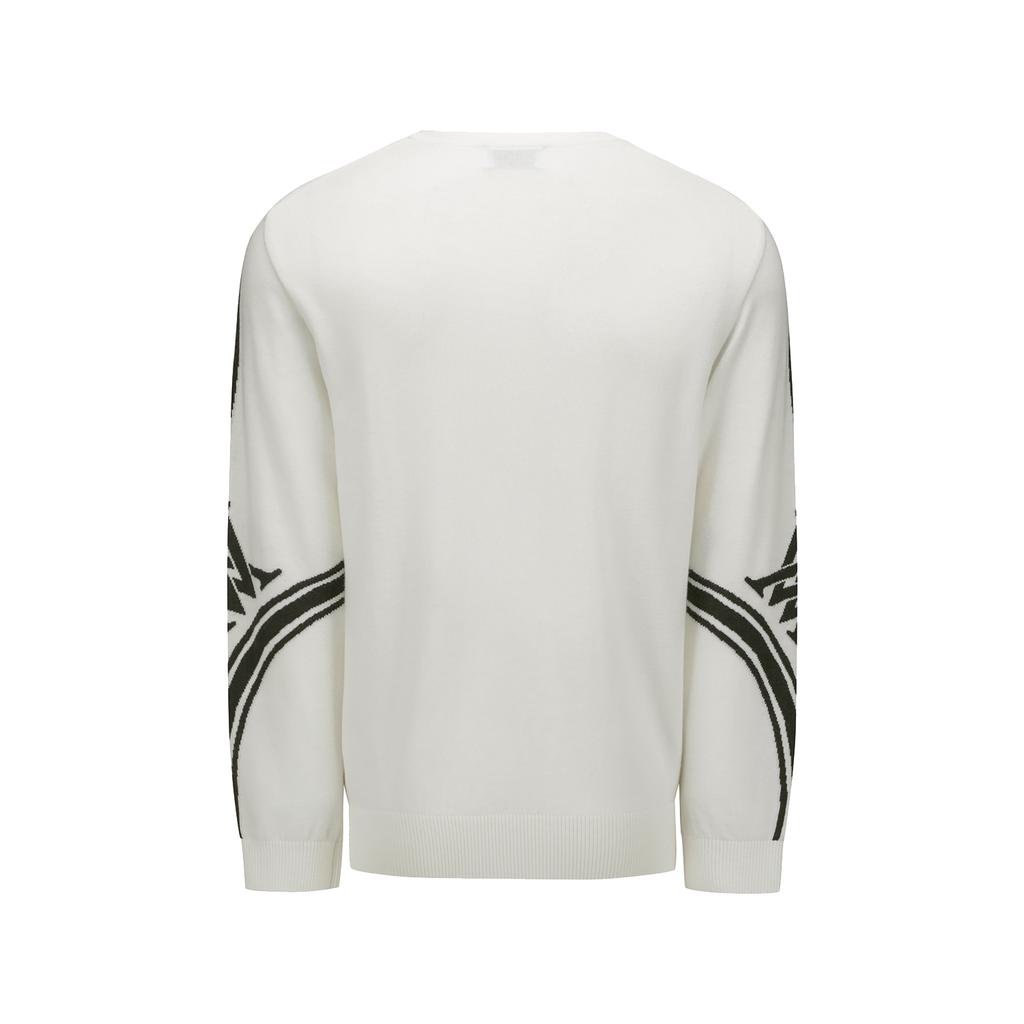 ANEW GOLF Men Logo Sleeve Crewneck Sweater_Ow