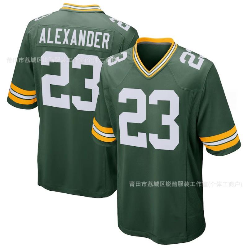 Mens NFL Micah Parsons Green Jersey Rugby Football Fan Apparel Premium Breathable Athletic Top