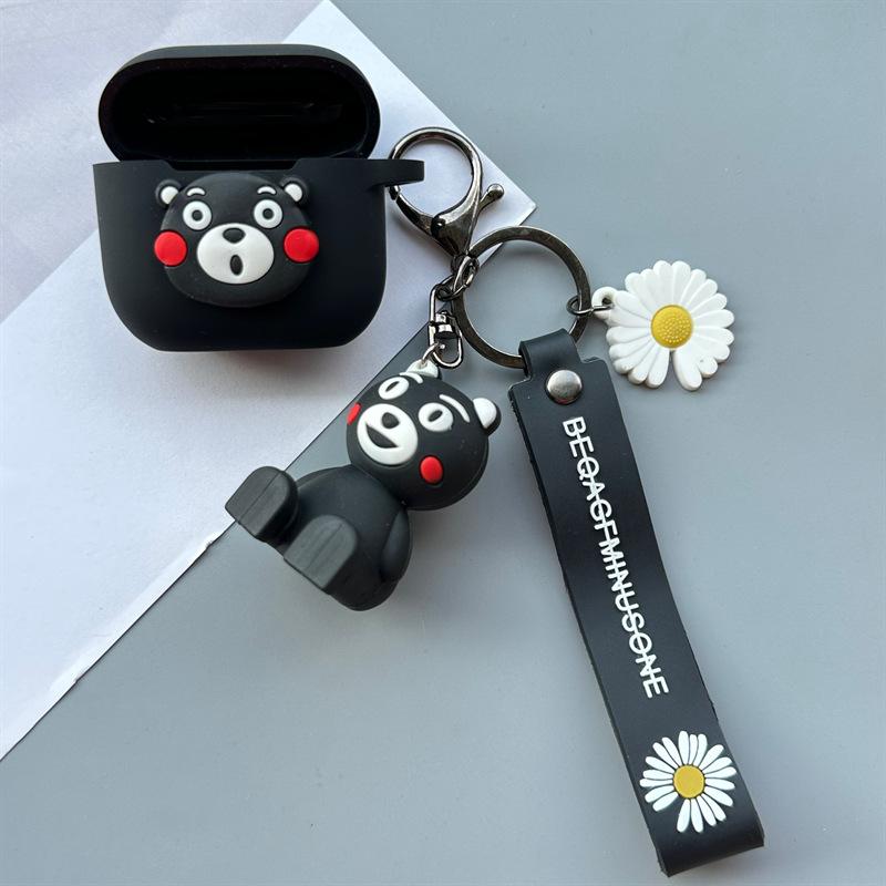 Suitable for AirPods pro1 wireless bluetooth headset case apple 1 flower cartoon 1/1 silicone soft case