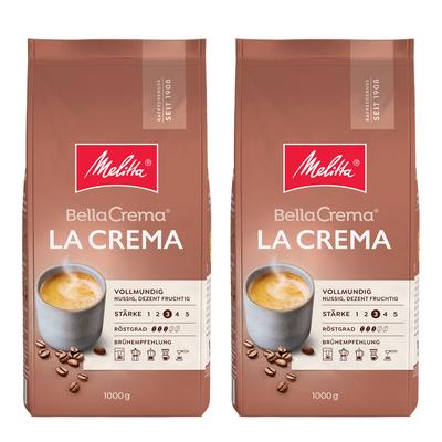German Melitta Whole Bean Bella Crema La Crema 1Kg X 2 Packs