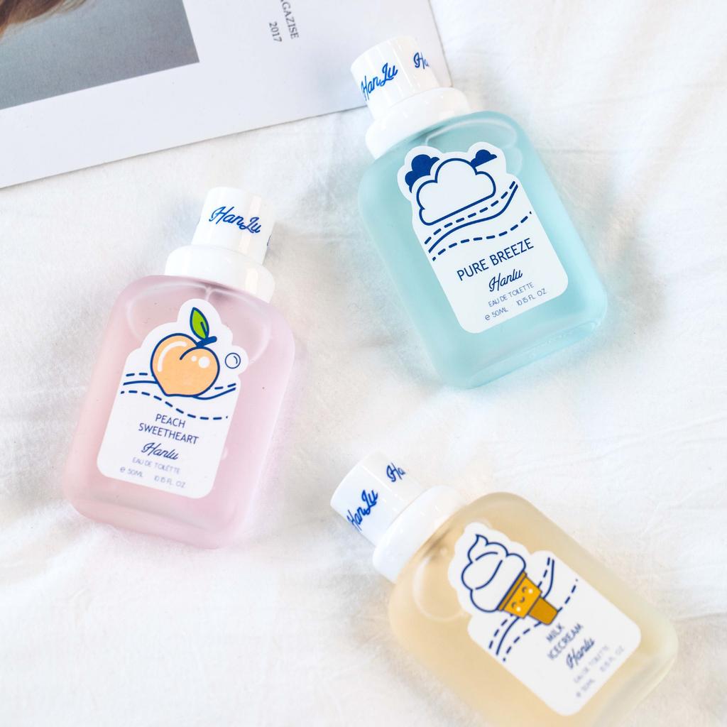 Han Lu Baby Bear Women's Perfume Fresh and Long-lasting Fragrance Light Fragrance Student Niche Floral Fragrance