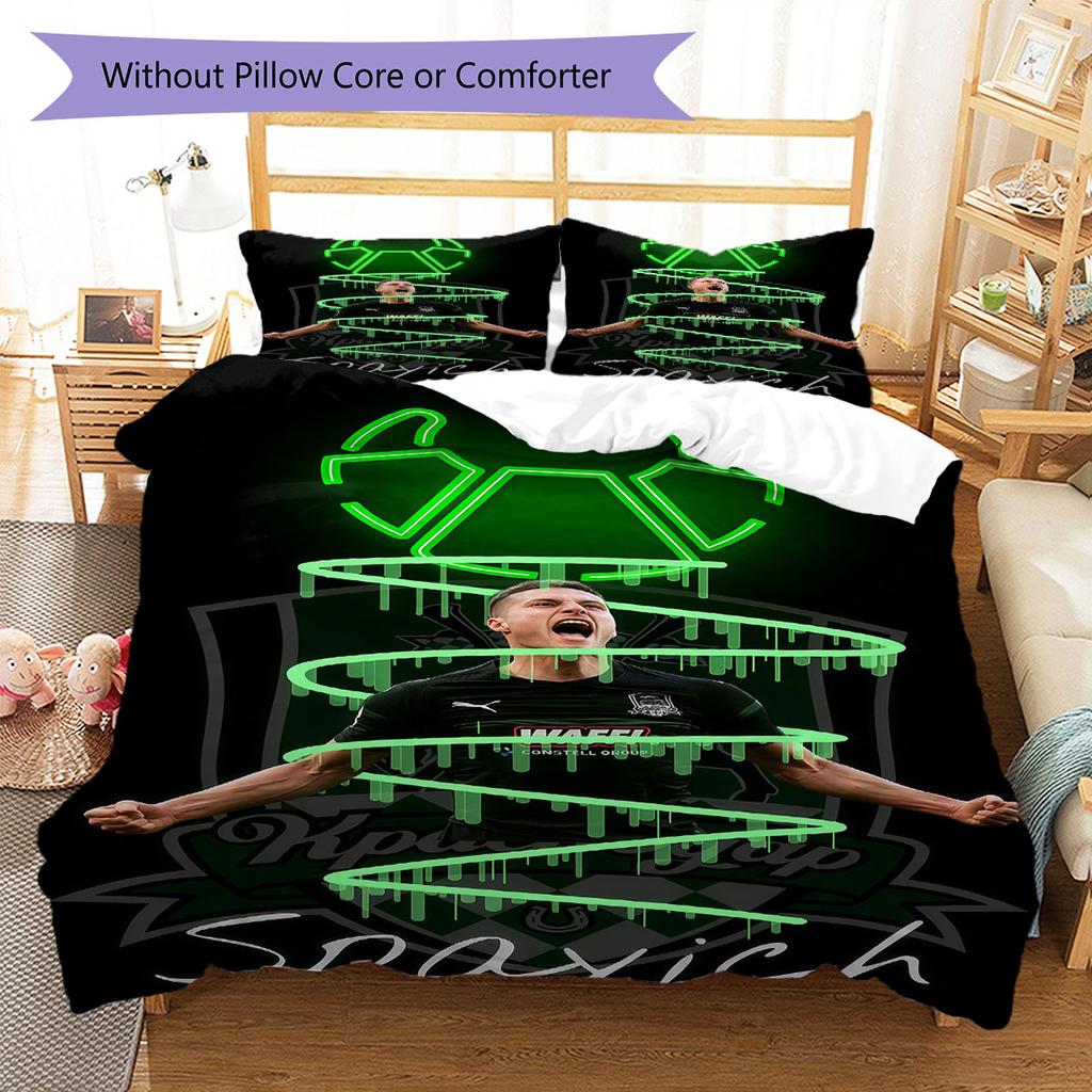 FC Krasnodar Legend Bedding Quilt Set Quilt Cover Pillowcase Home Decoration Birthday Gift (1 * duvet cover + 2 * pillowcase, without core)
