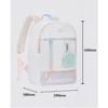 KAWASAKI Badminton Bag, Sports Backpack, Casual Training Bag, B8224, Dazzling Pink-White