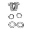 Motorcycle Exhaust Middle Pipe Heat Shield Link Tube Protector Cover Heel Guard (#4)