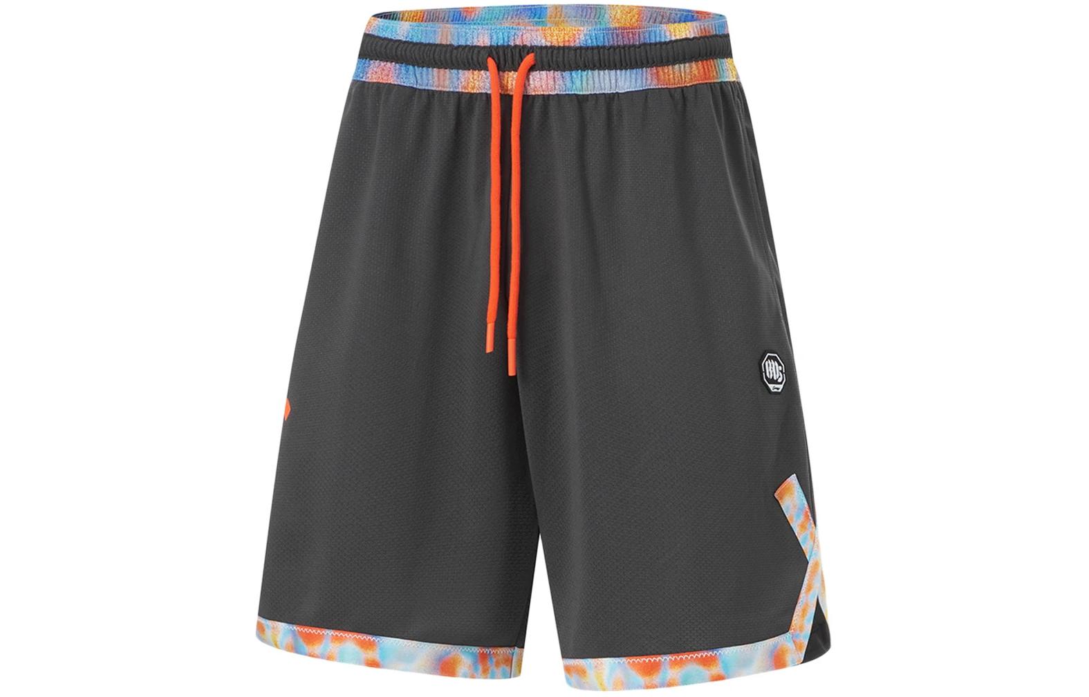 Li Ning BADFIVE Sports Shorts Men s Obsidian Gray AAPU111-2 M