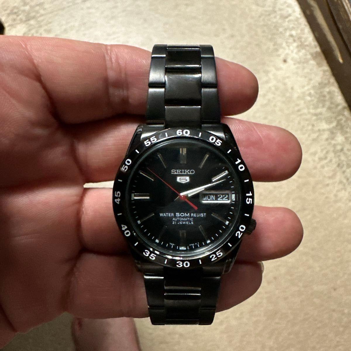 Used Black Lightning Automatic Winding SEIKO