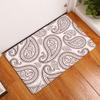 Elegant Persian Ornamental Paisley Buta Pattern Doormat For Luxurious Home Decor