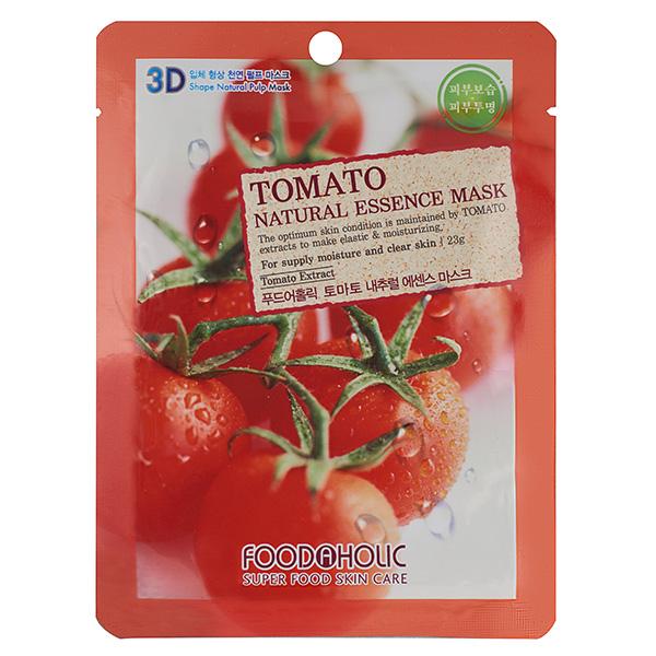 

FOODAHOLIC NATURAL ESSENCE MASK #TOMATO 3D Маска для лица с экстрактом томата