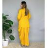 Women Designer Bandhani Print Cord Set Indian Bollywood Dhoti Kurta Top Tunic Dress