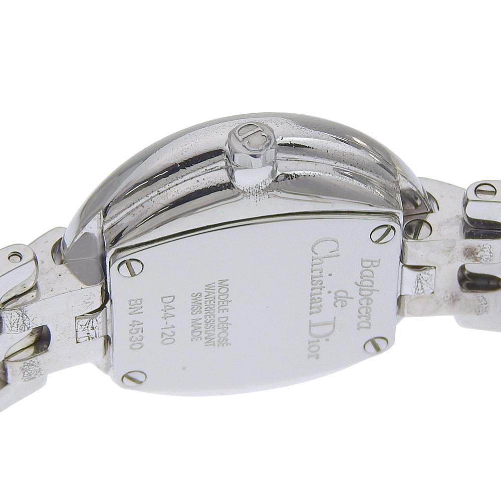 Dior Bakira Watches D44-120 Silver blackDial Stainless Steel Quartz Analog Display Women Used