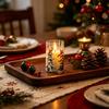 Flameless LED Candles for Christmas Decorations - Electronic Faux Candle Lights for Holiday, Mantel, Table Centerpiece