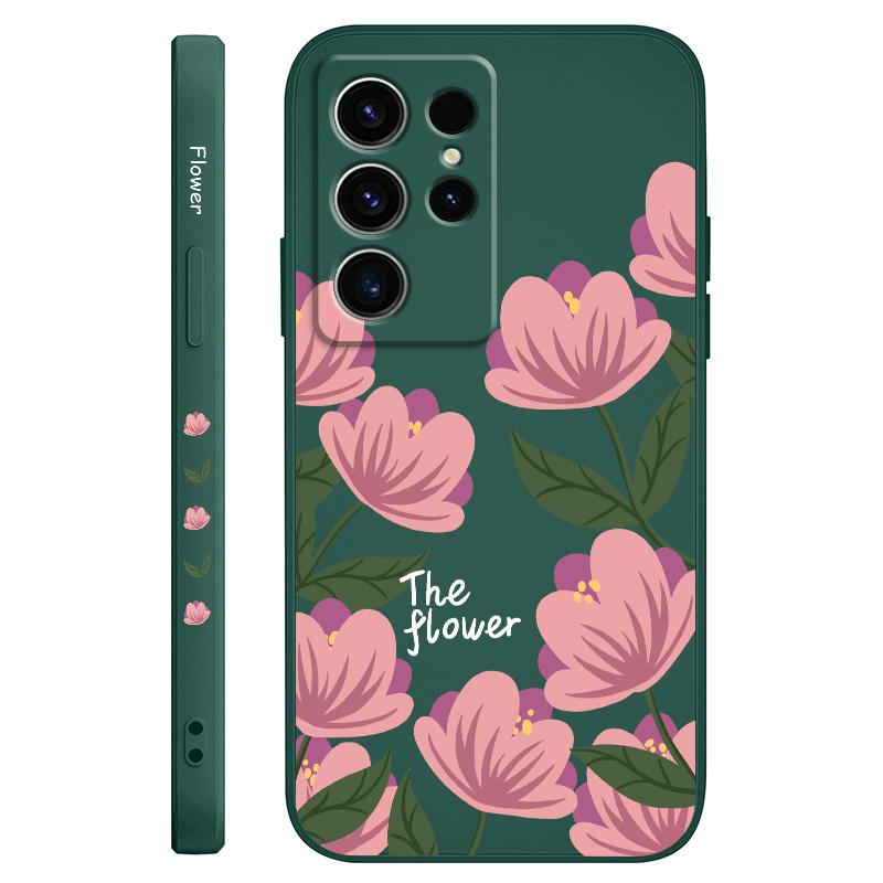 Pink Primrose Phone Case For Samsung Galaxy S25 FE S24 S23 S22 S21 S20 S10 S10E Ultra Plus FE Note 20 Ultra Plus Cover