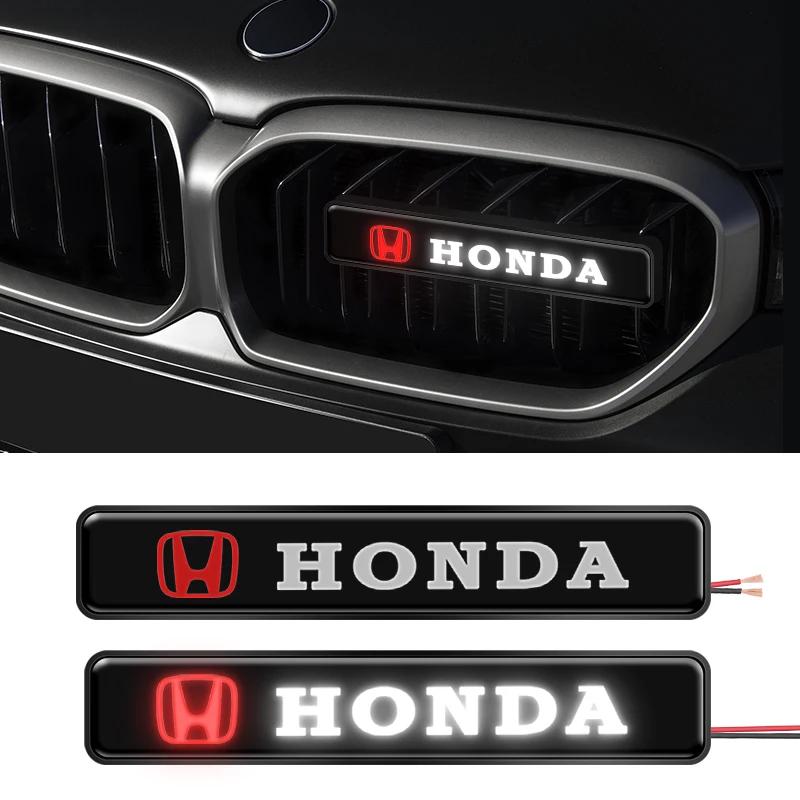 Car LED small light decorative light grille refitted haze warning light For Honda Accord Odyssey Civic CRV Inspire Envix City ahx256