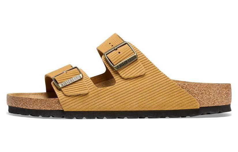 Birkenstock Arizona Тисненая Вельветовая Замша Пробка Коричневый 1026104 36