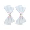 Ribbon Bow Hair Clip 2000s Style Side Clip Bow Diamante Gothic Bow Style Large Bowknot Balletcore Large Size