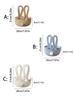 Cartoon Fun Rabbit Storage Basket White Storage Basket Cosmetics Snack Key Storage Basket Easter Rabbit