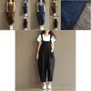 Stylish Womens Loose Jumpsuit With Comfortable Sleeveless Design And Wide Leg Fit