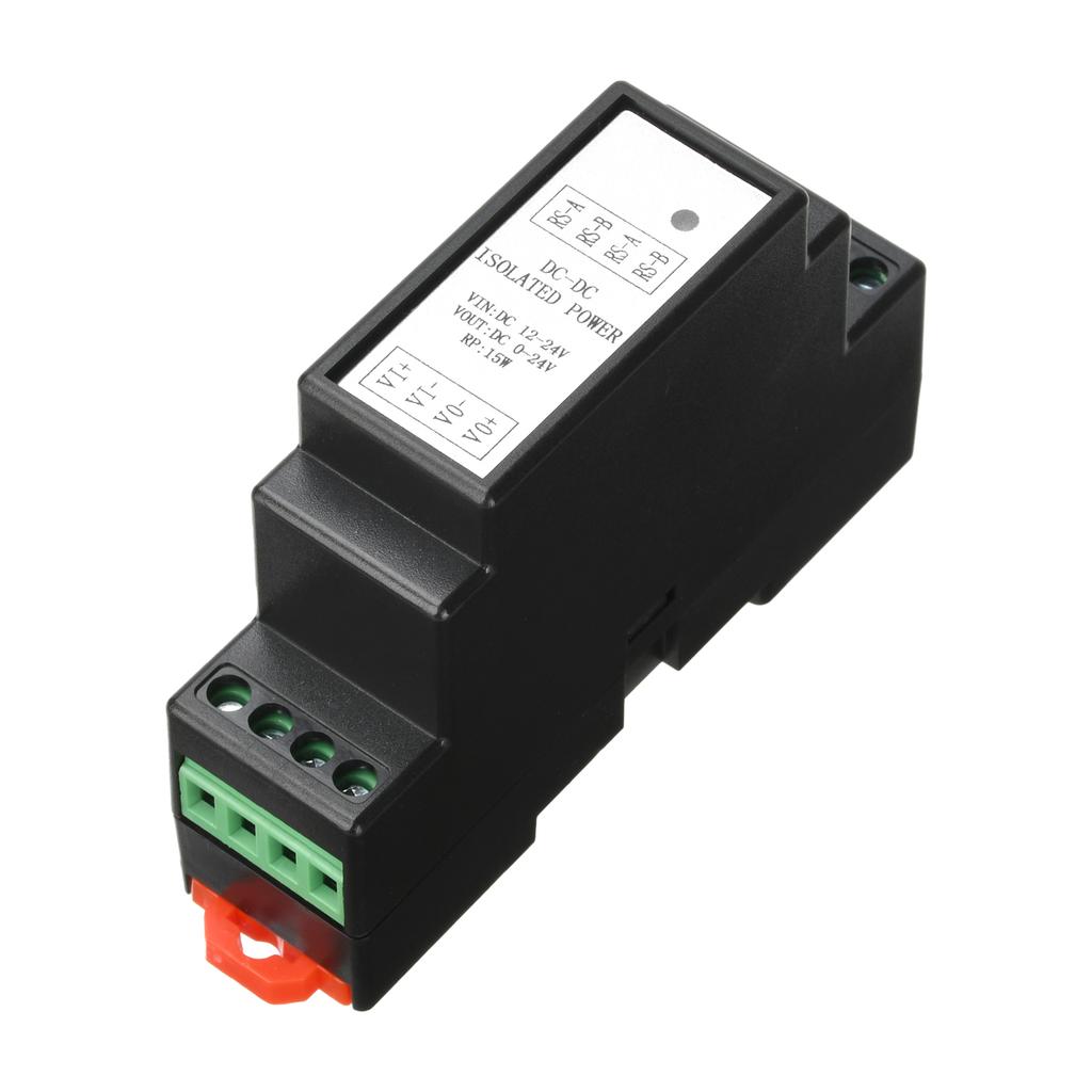 DIN Rail Mounted Adjustable Power Supply Module 12-24V Input 0-24V Output Isolated Design Supports Modbus Communication RS485