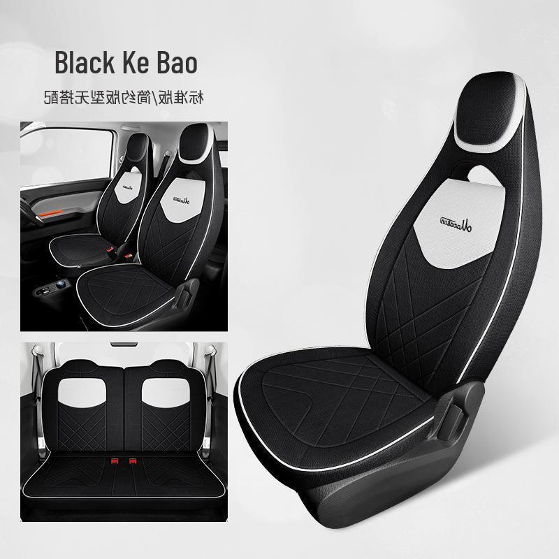 Full Coverage Cartoon Fabric Seat Cover for 2020-2022 Wuling Hongguang MINI 1st & 2nd Gen (4-Seater)