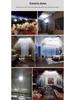 King Kong Folding Leaf UFO LED Bulb E27 Screw Lamp for Home and Garage